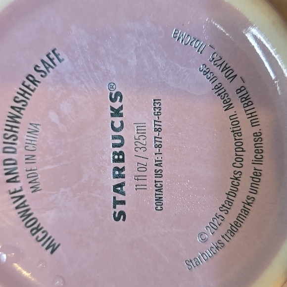 Starbucks 2025 Lavender Matcha Ceramic Mug - Picture 4 of 5